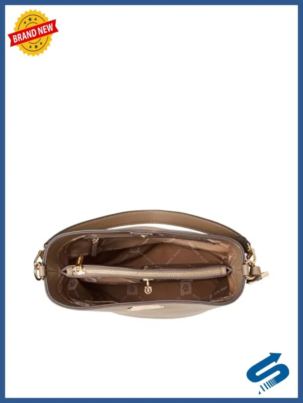 Small Oval Turnlock Bucket with Convertible Strap